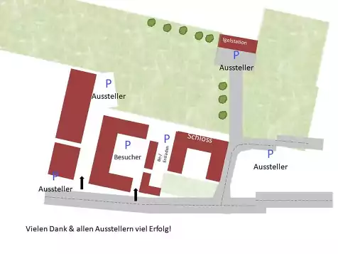 Hof Plan des 14. Weihnachtsmarkt im Schloss Massenbacher 2025 #1